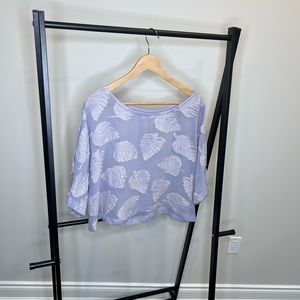 Aritzia Purple Blouse